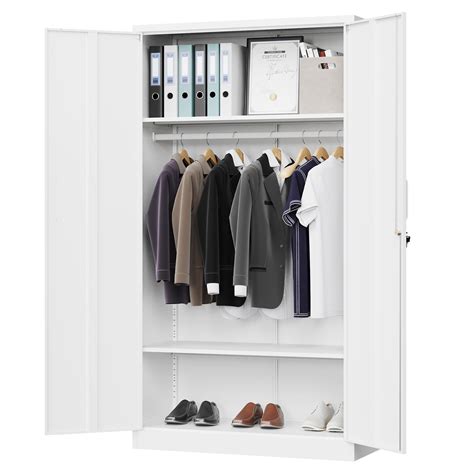 wayfair metal wardrobe cabinet